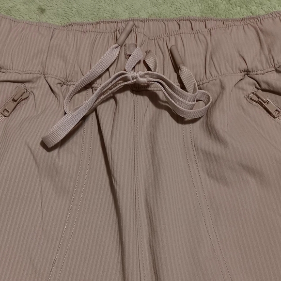 Thrive Societe Everyday Yoga Cargo Pants Women Zipp Pockets SzXS Tan - Picture 8 of 16